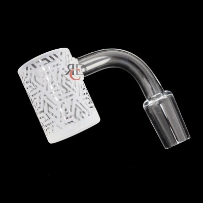 QUARTZ BANGER HEXAGON POLY POLY 90-DEGREES 14MM - QBP13-90-14MM 1CT